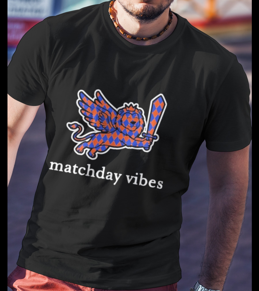 Winged Lion With Sword Matchday Vibes T-Shirt