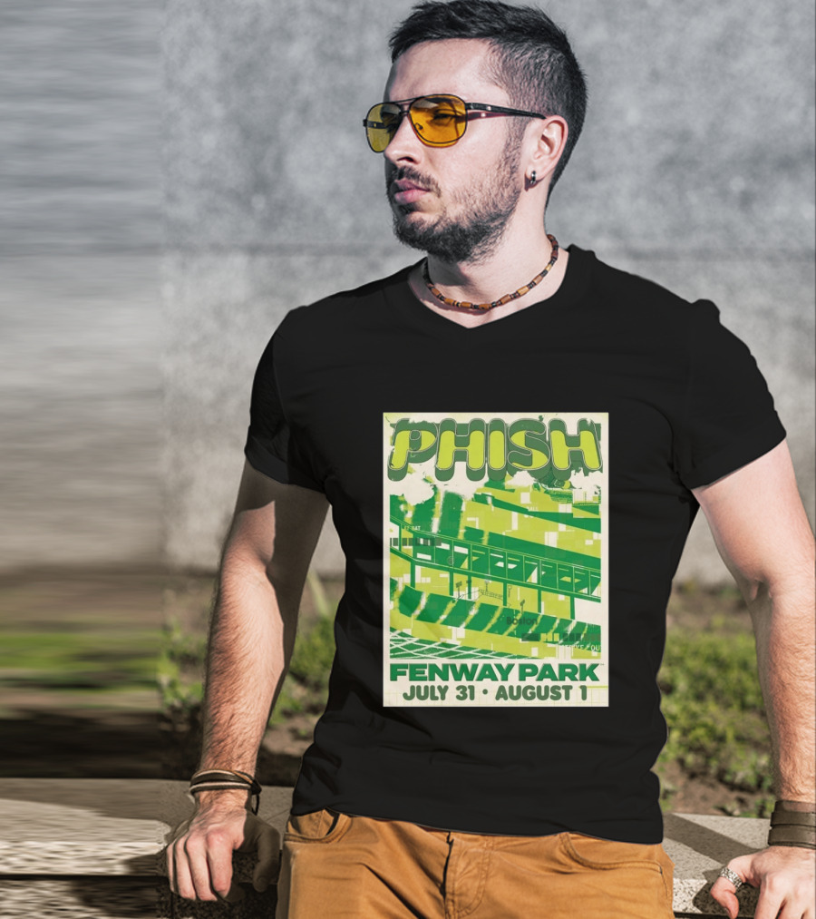 Phish Fenway Park Boston July 31 August 1 Event 2026 T-Shirt