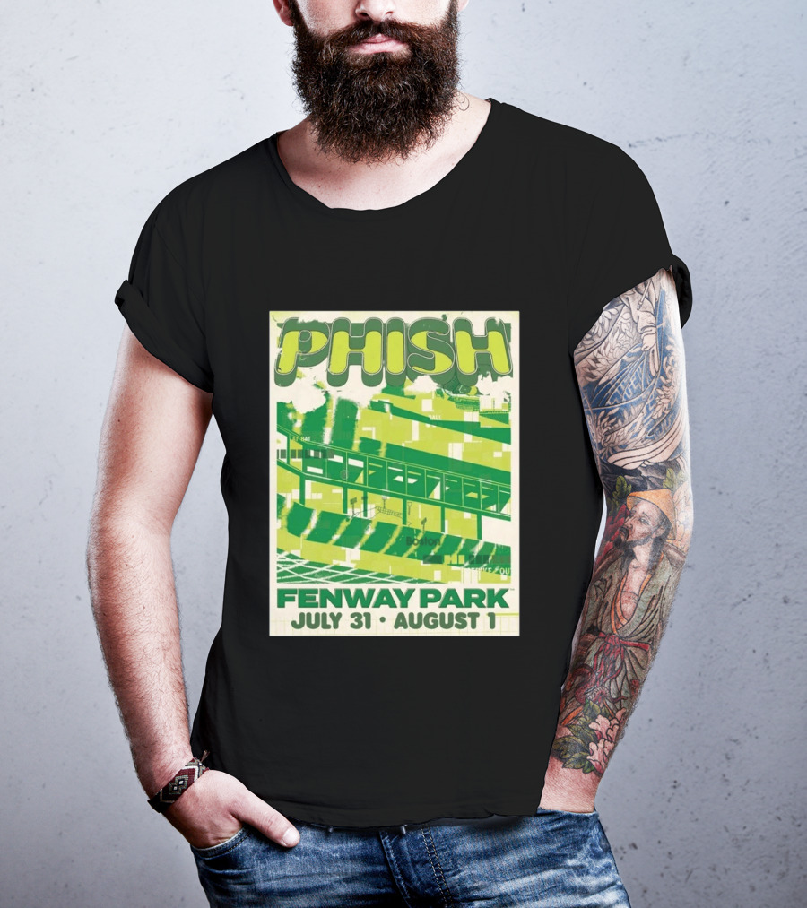 Phish Fenway Park Boston July 31 August 1 Event 2026 T-Shirt
