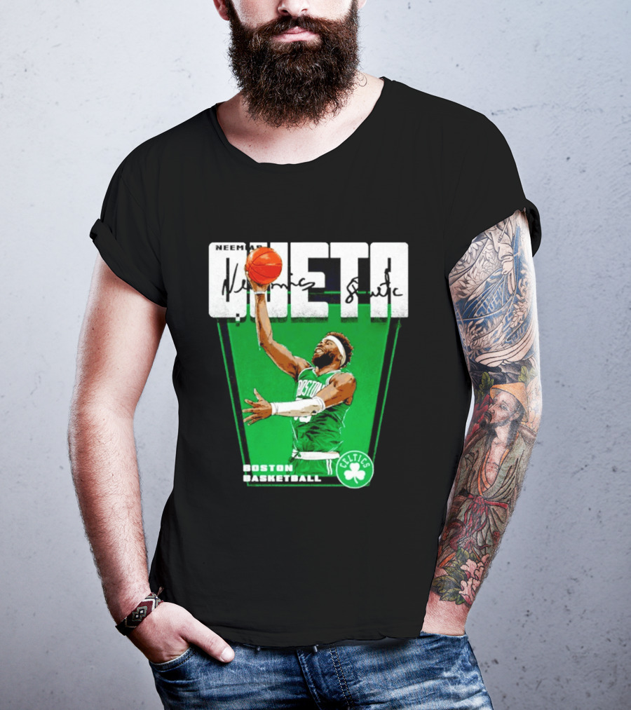 Neemias Queta Boston Celtics Basketball Celtics T-Shirt