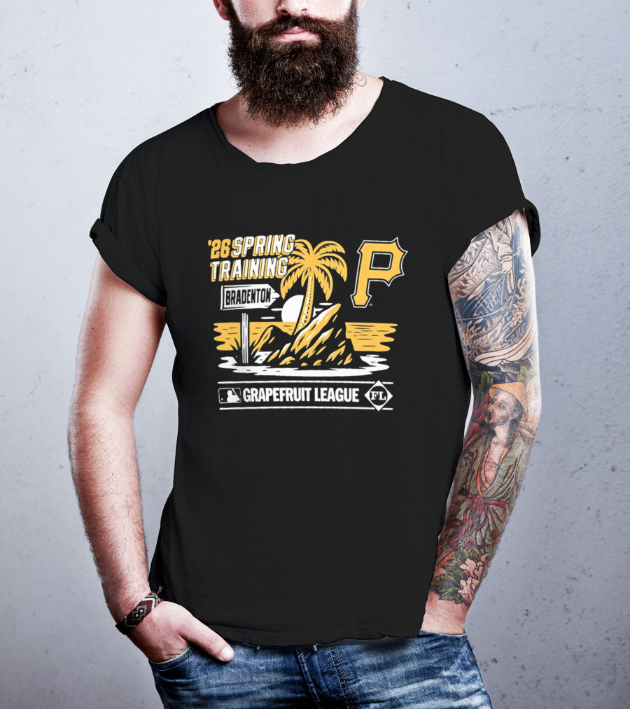 2026 Spring Training Bradenton Pittsburgh P Grapefruit League MLB FL T-Shirt