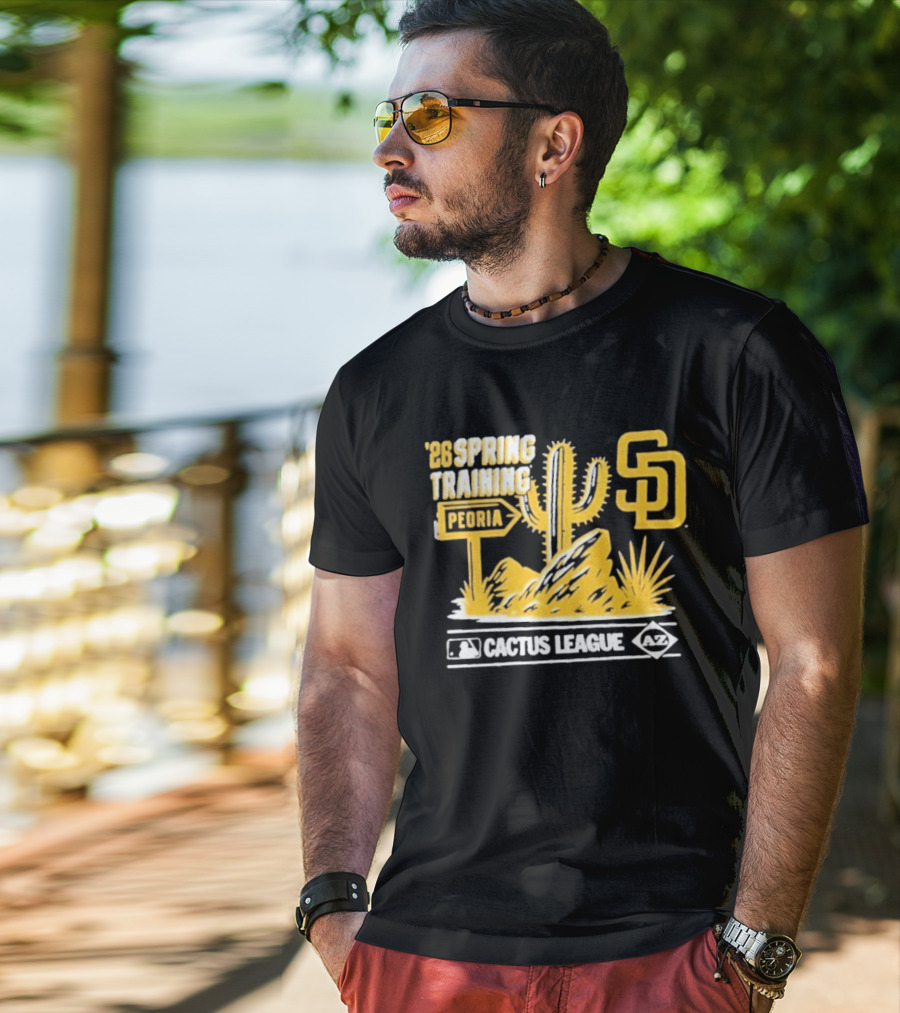 San Diego Padres 2026 Cactus League Spring Training Peoria MLB T-Shirt