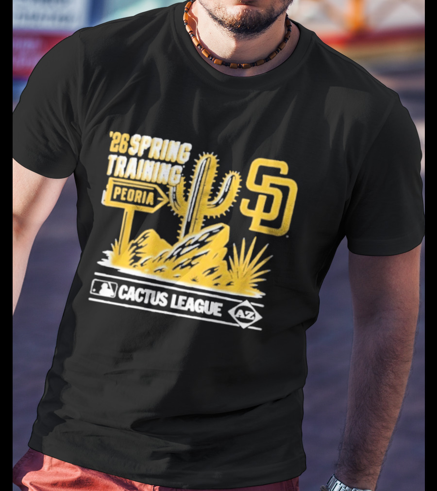 San Diego Padres 2026 Cactus League Spring Training Peoria MLB T-Shirt