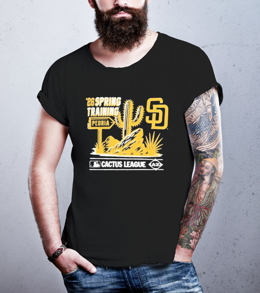 San Diego Padres 2026 Cactus League Spring Training Peoria MLB T-Shirt