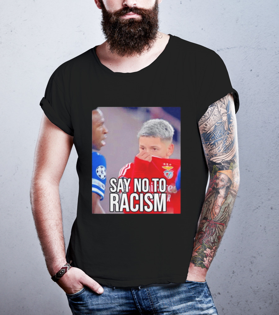 Say No To Racism Prestianni Benfica Soccer Awareness T-Shirt