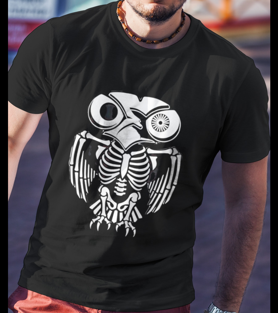 One Eyed Owl Skeleton Band T-Shirt