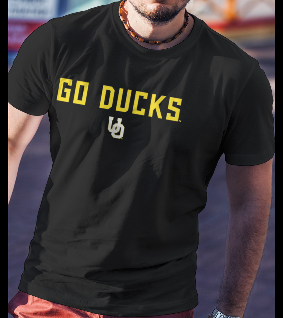Oregon Ducks Go Ducks Team 2026 OU Yellow T-Shirt