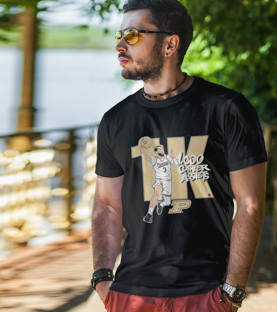 Purdue Basketball 1K Career Assists Braden Smith T-Shirt