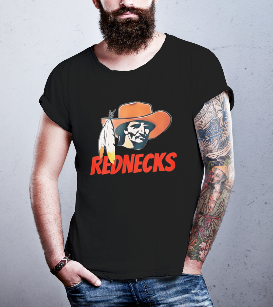 Rednecks Cowboy Hat Feather T-Shirt
