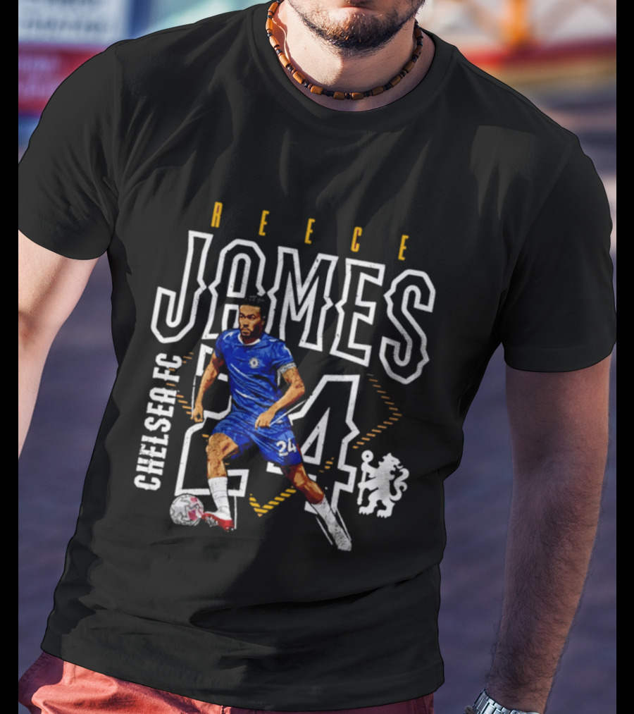 Reece James Chelsea FC 24 Football Jersey Fan Gear T-Shirt