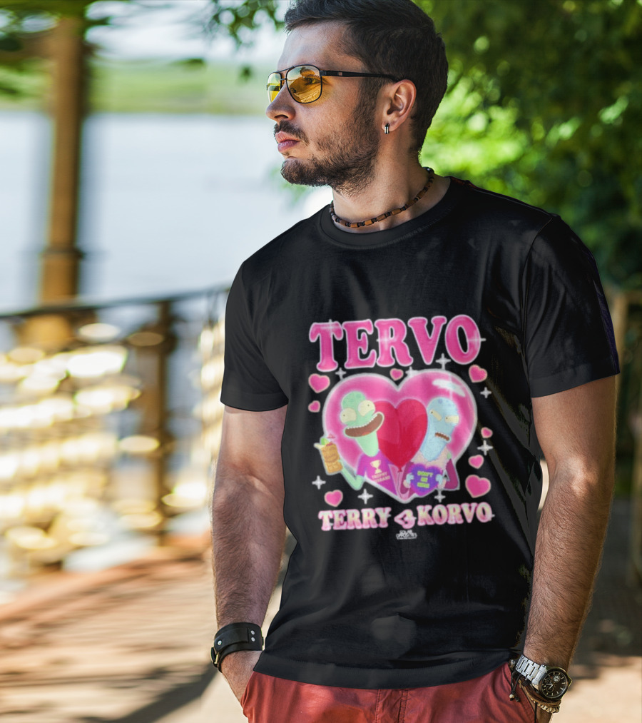TERVO Terry Korvo Trophy Husband Don't Go Bacon My Heart T-Shirt