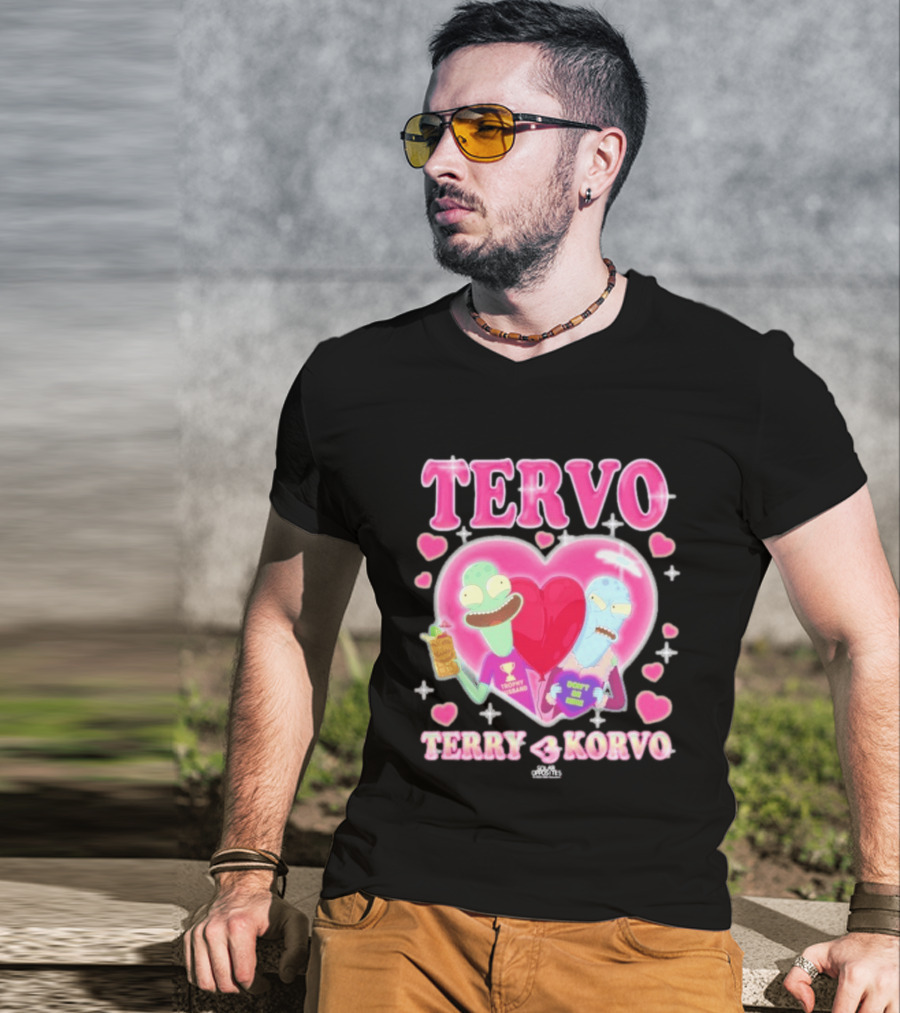 TERVO Terry Korvo Trophy Husband Don't Go Bacon My Heart T-Shirt