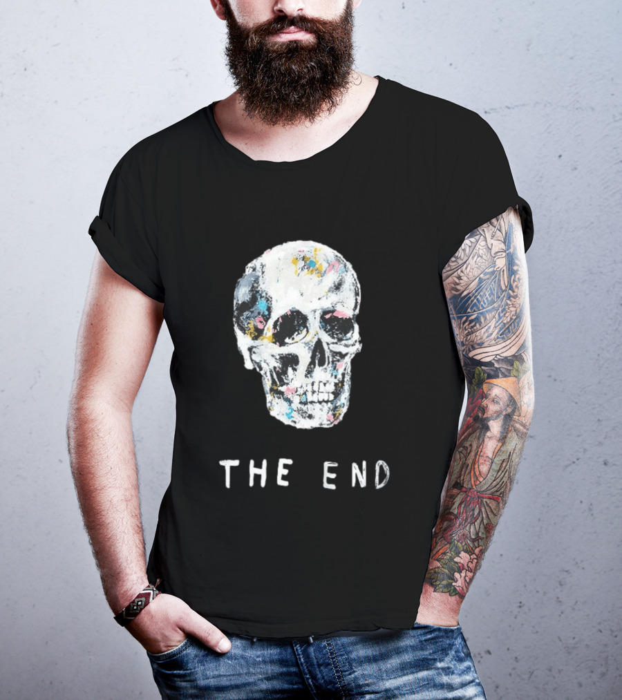 The End Colorful Skull T-Shirt