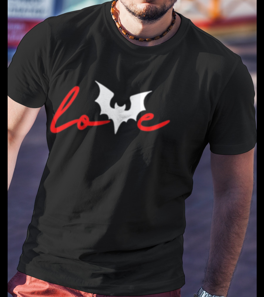 VyroniQ Love Bat Winged Heart T-Shirt