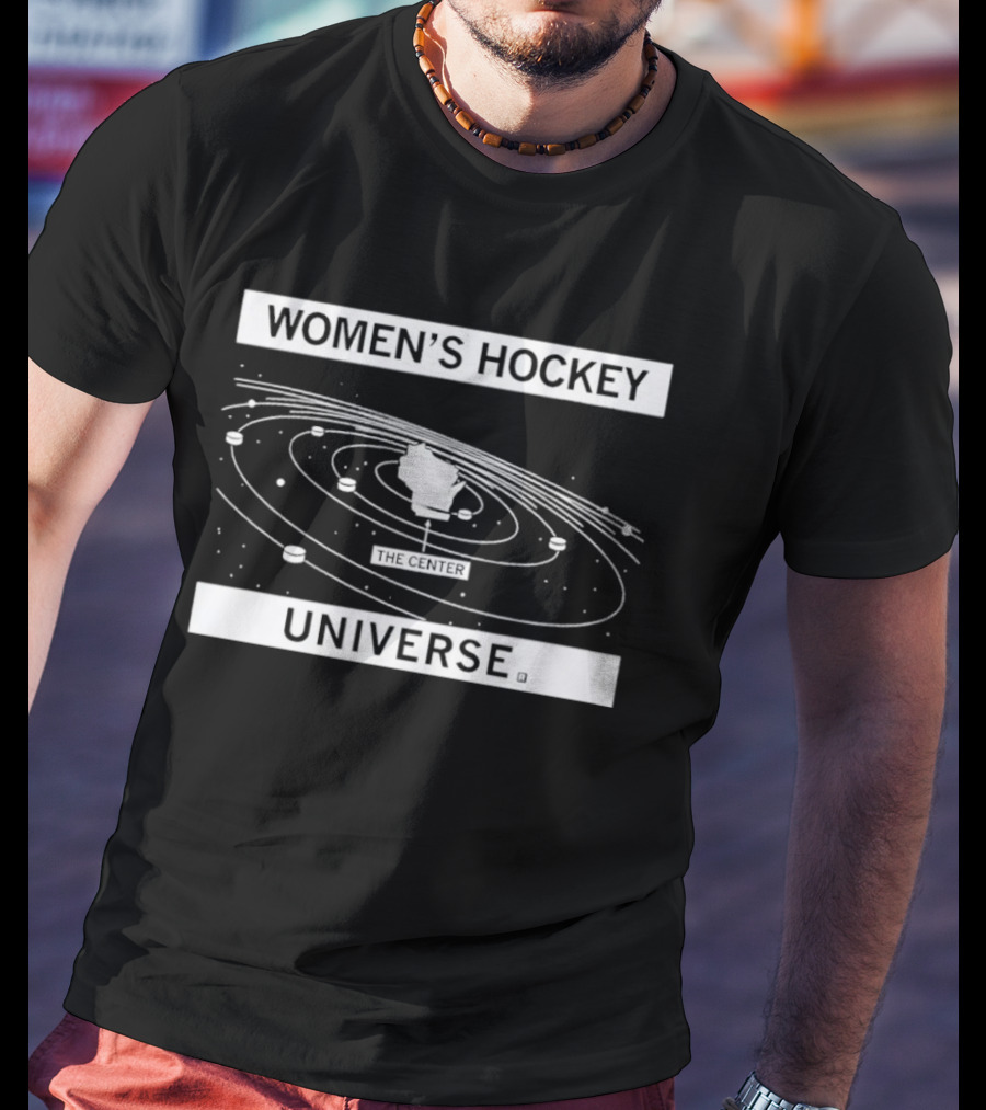 Women's Hockey Universe Celestial Orbit Rings T-Shirt