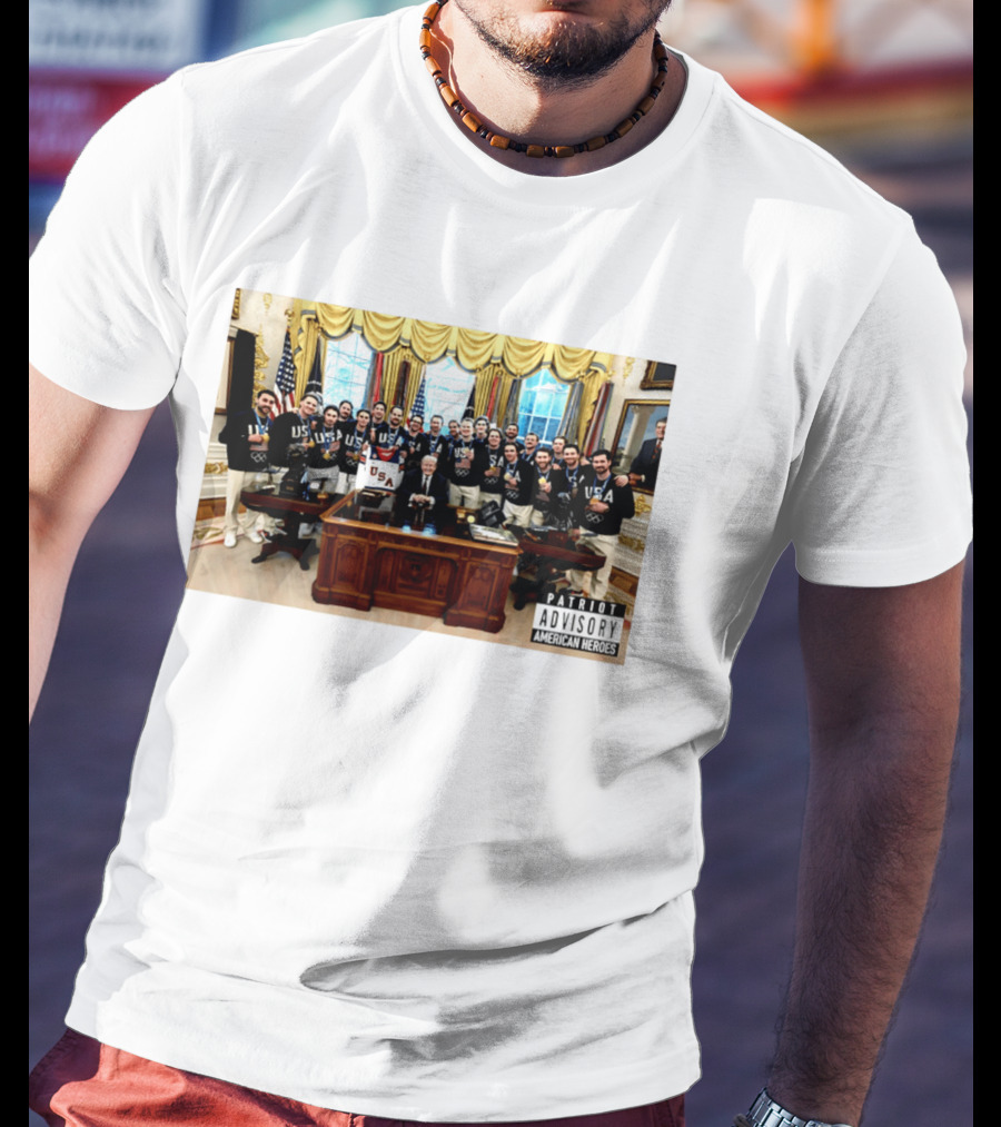 PATRIOT USA Olympic Hockey Team Trump American Heroes T-Shirt