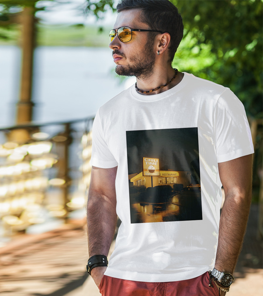 CHILI TIME Night Vibes Restaurant St Bernard Recreation Department T-Shirt