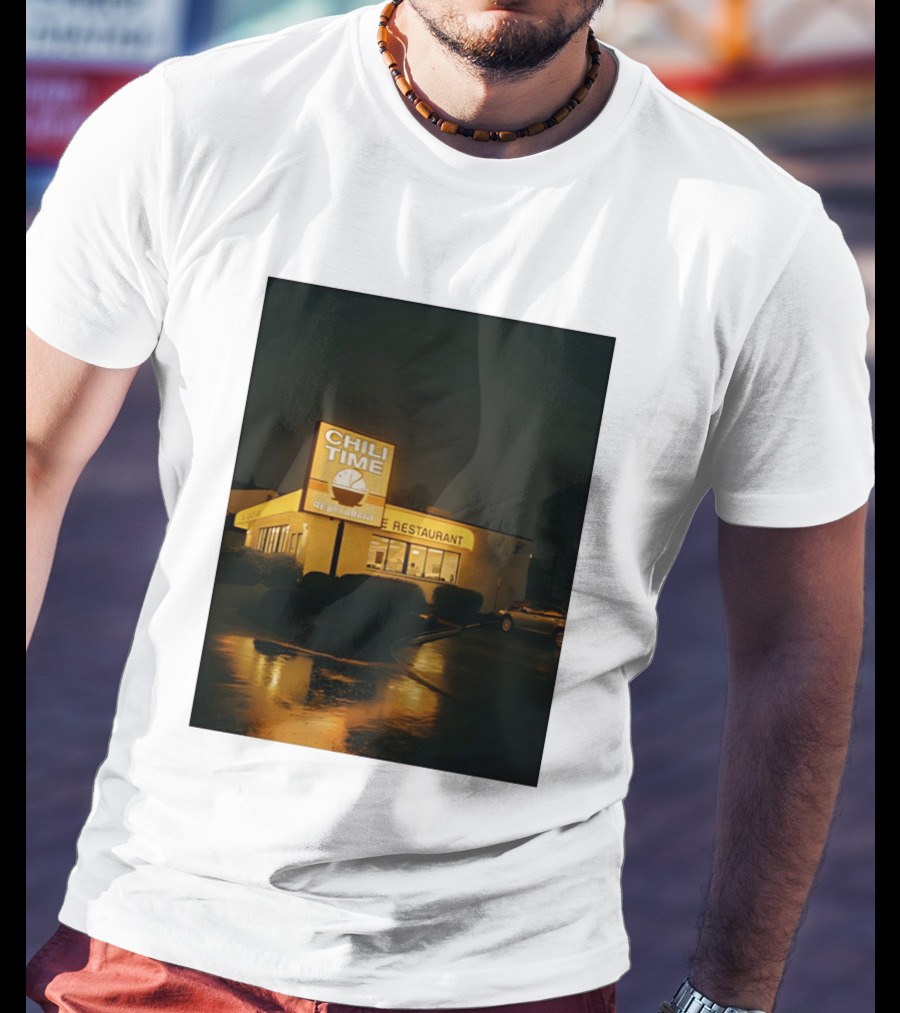 CHILI TIME Night Vibes Restaurant St Bernard Recreation Department T-Shirt