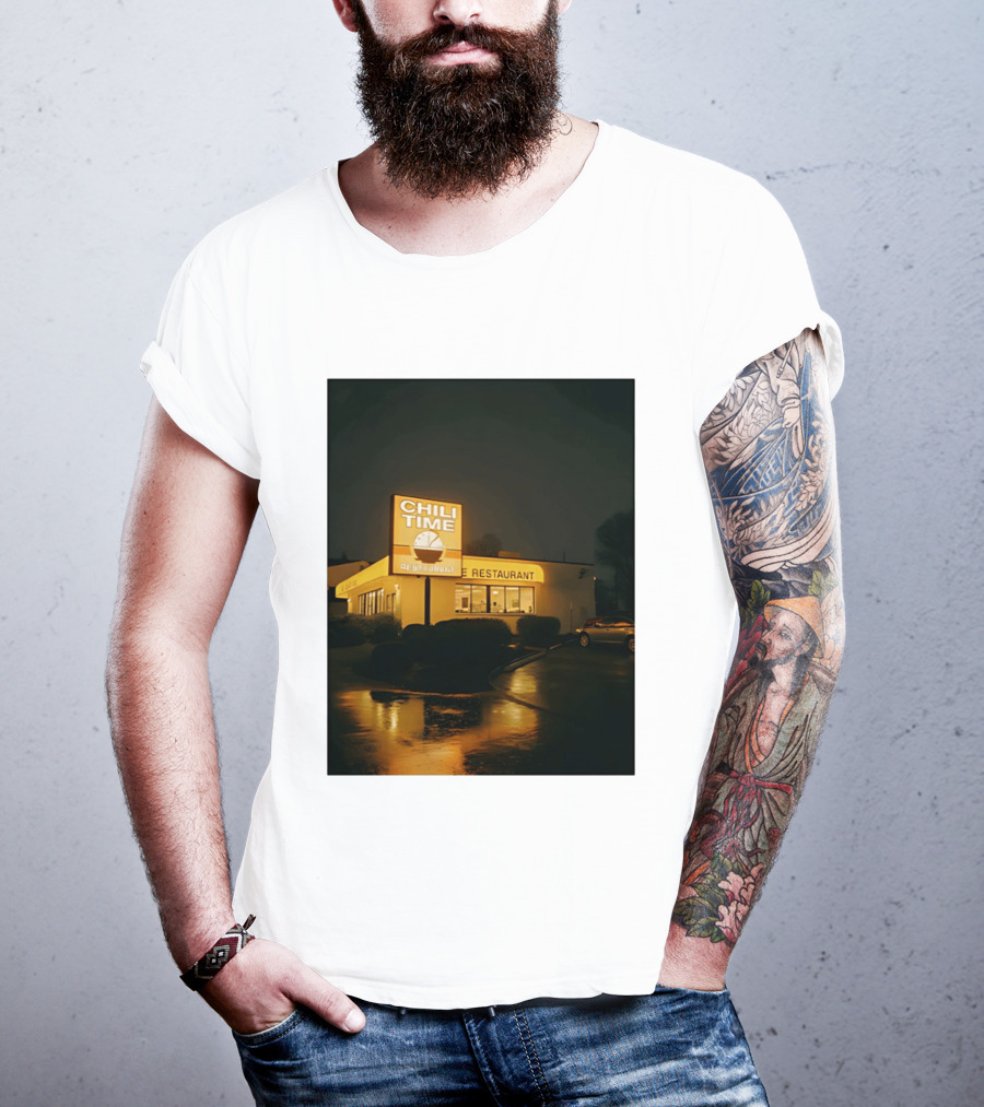 CHILI TIME Night Vibes Restaurant St Bernard Recreation Department T-Shirt
