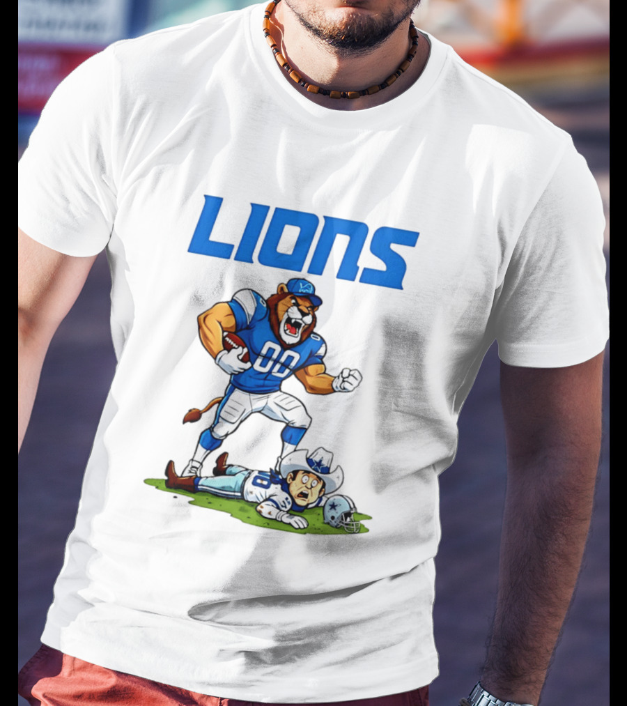 Detroit Lions Rivalry Victory Over Dallas Cowboys T-Shirt