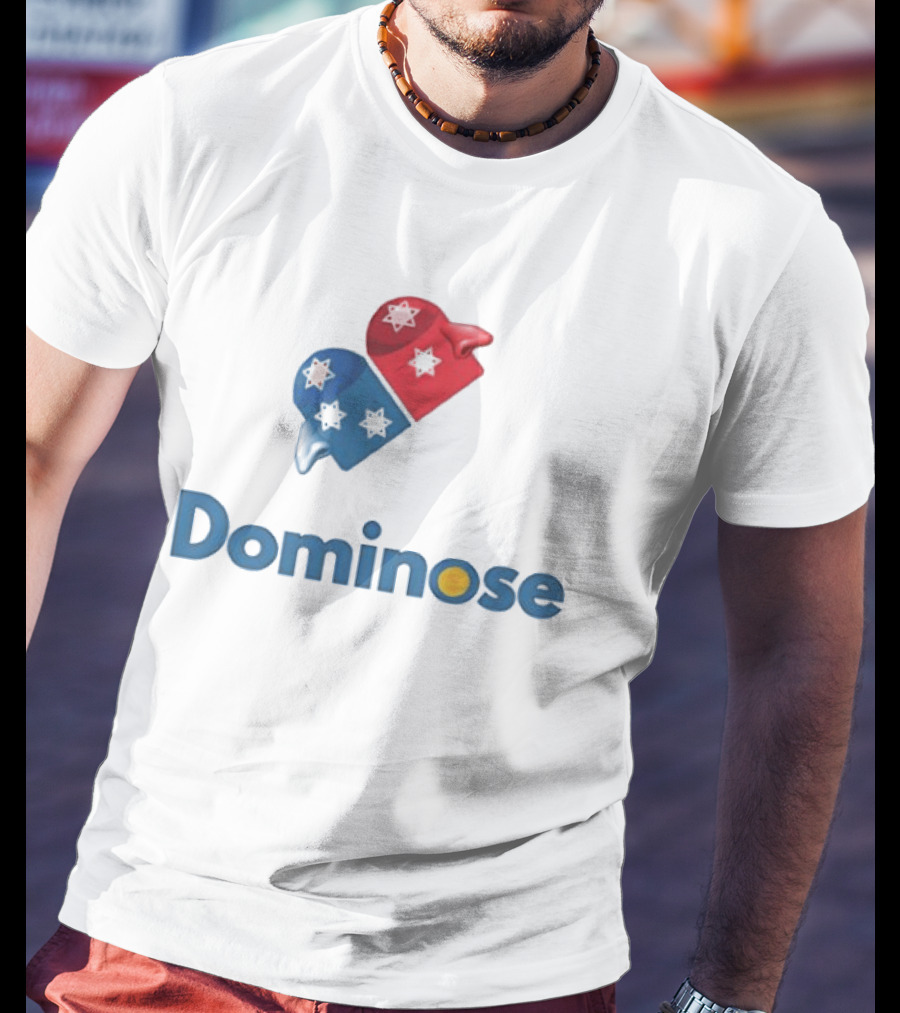 Dominose Pizza Logo Parody Fun Mashup T-Shirt