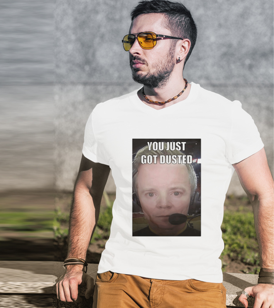 You Just Got Dusted Dusty May Michigan Wolverines T-Shirt