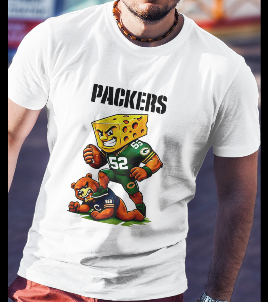 Packers Vs Bears Cheesehead Dominance Rivalry Showdown T-Shirt