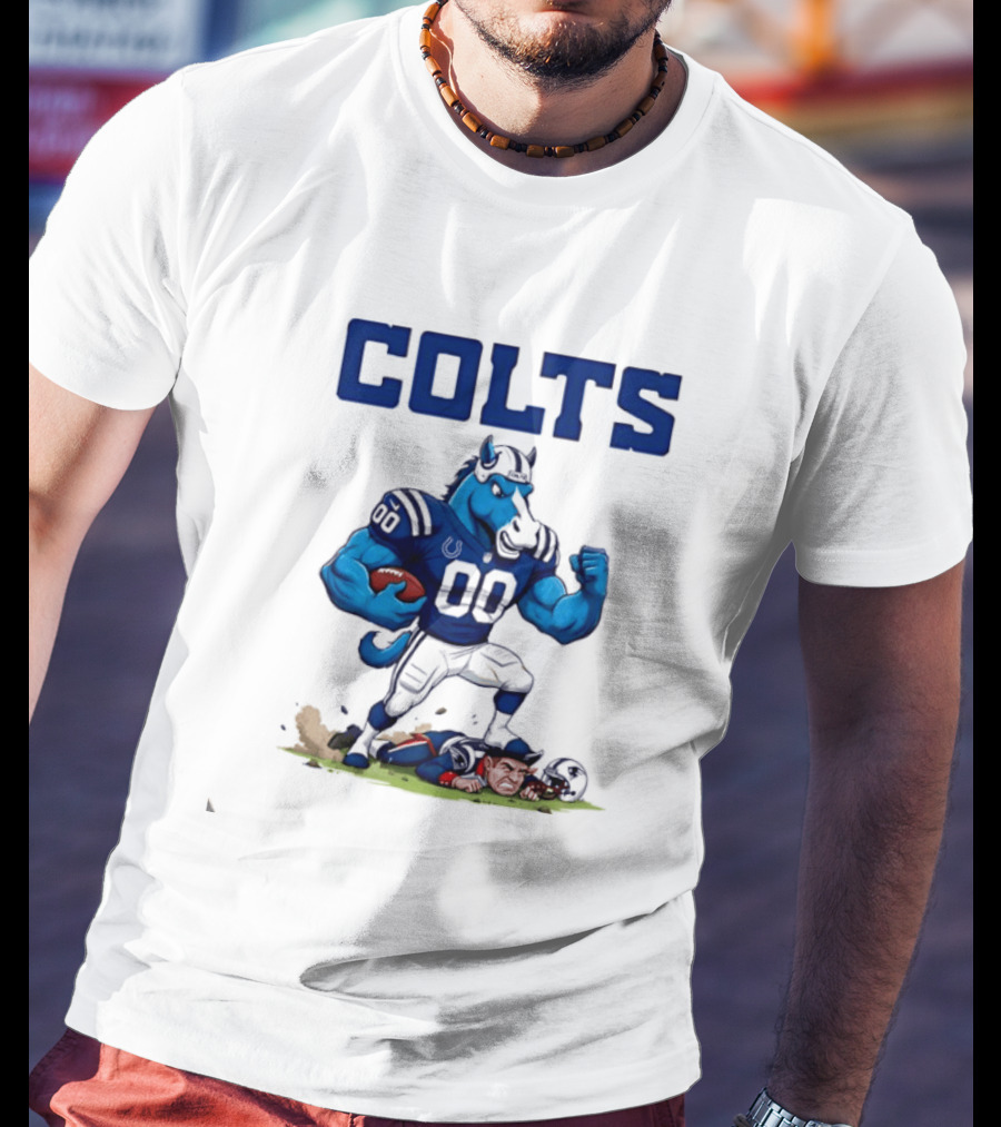 Indianapolis Colts Vs New England Patriots Beat Rivalries Colts Victory T-Shirt
