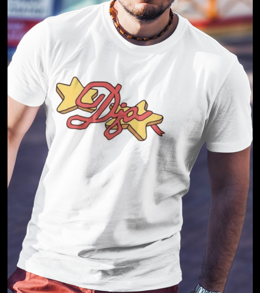 Juls Star Dia Red And Yellow Stars T-Shirt