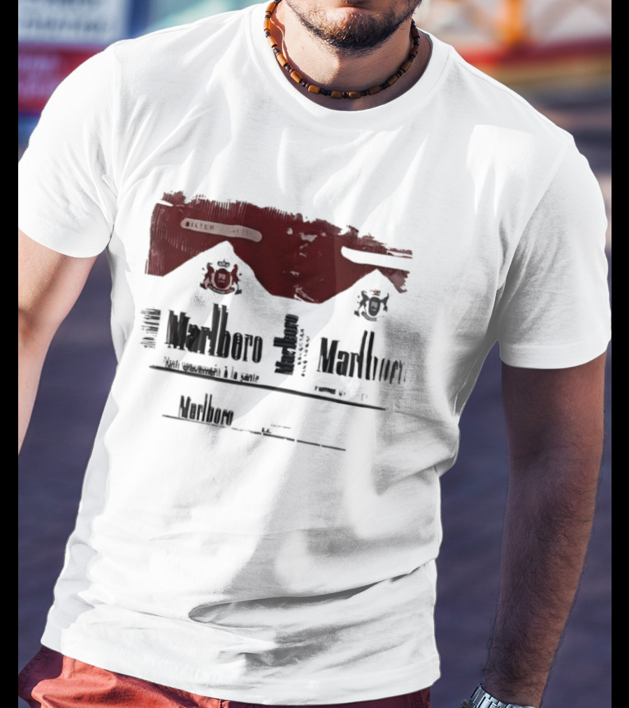 Marlboro Filter French Smoking Warning T-Shirt