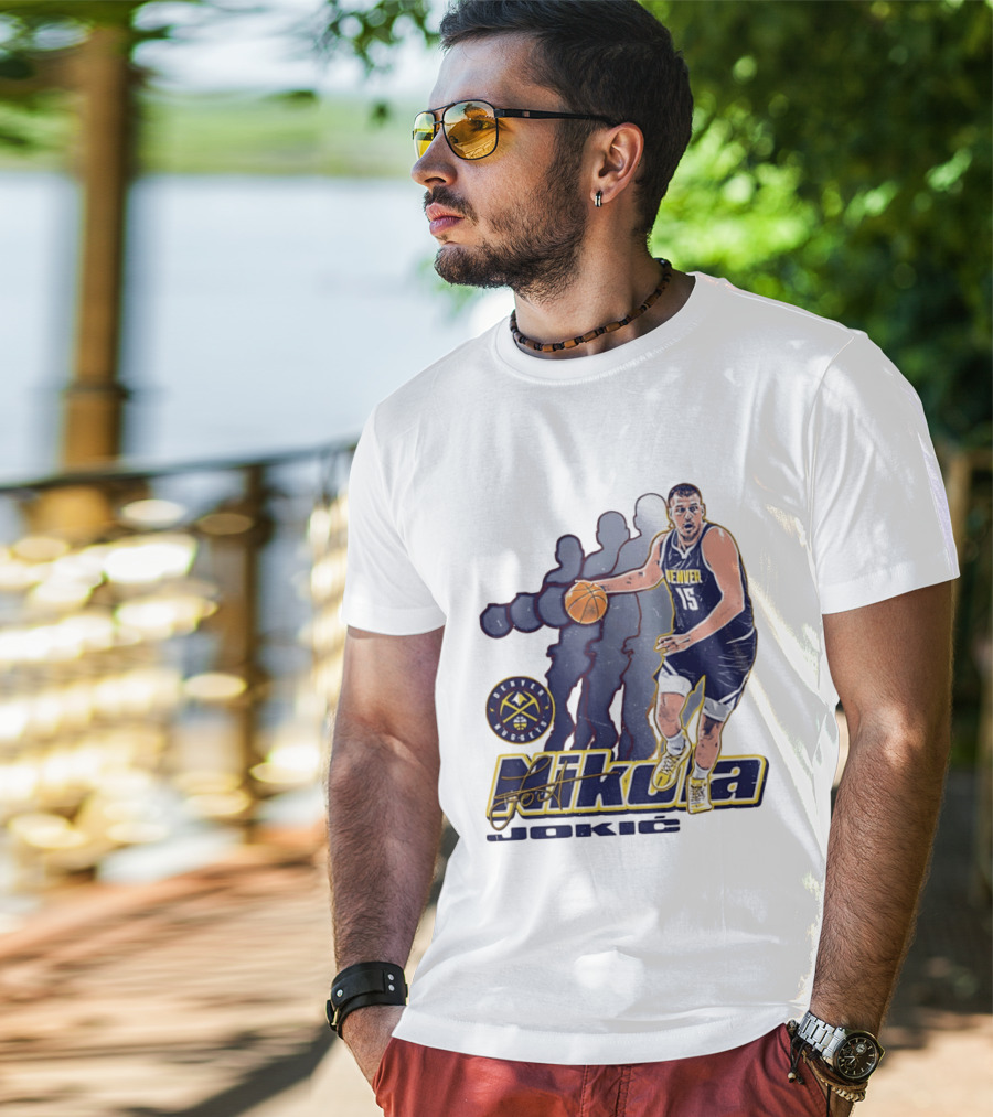Denver Nuggets Nikola Jokic Basketball Player 15 T-Shirt