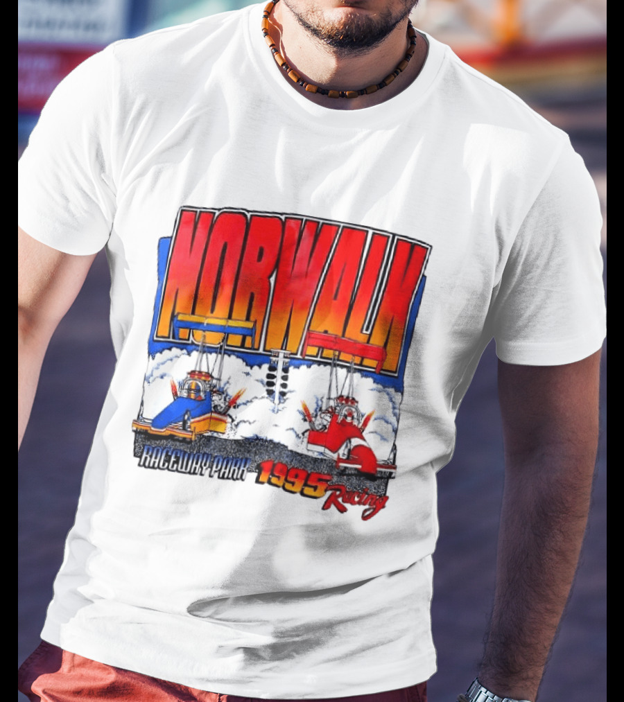 Norwalk Raceway Park 1995 Racing Dragsters Vintage Racing T-Shirt