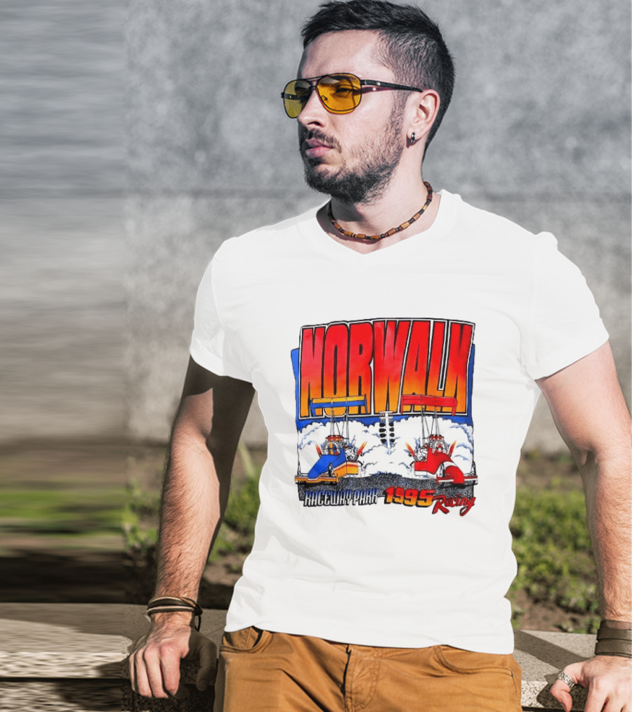 Norwalk Raceway Park 1995 Racing Dragsters Vintage Racing T-Shirt