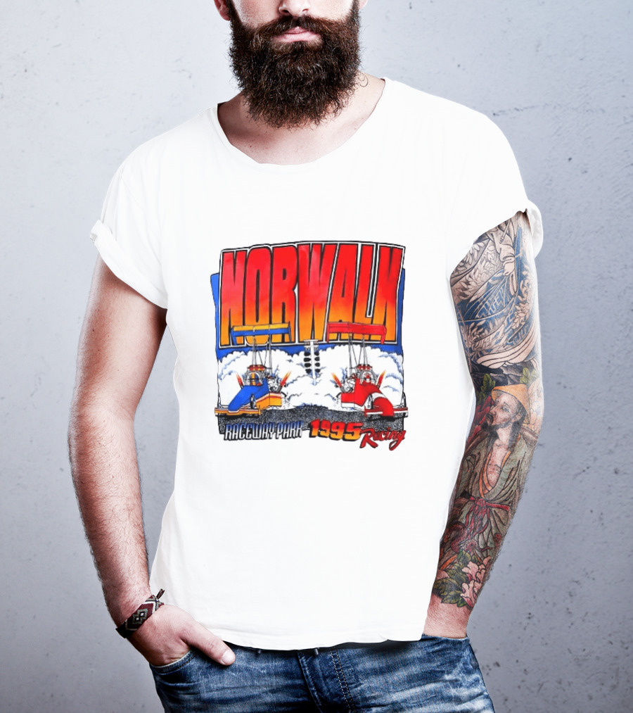 Norwalk Raceway Park 1995 Racing Dragsters Vintage Racing T-Shirt
