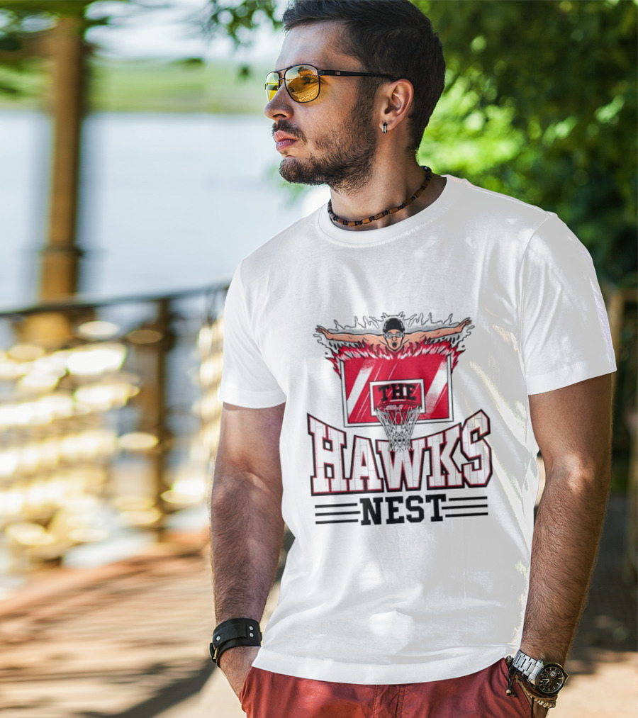 The Hawks Nest Basketball Swimming Combo T-Shirt