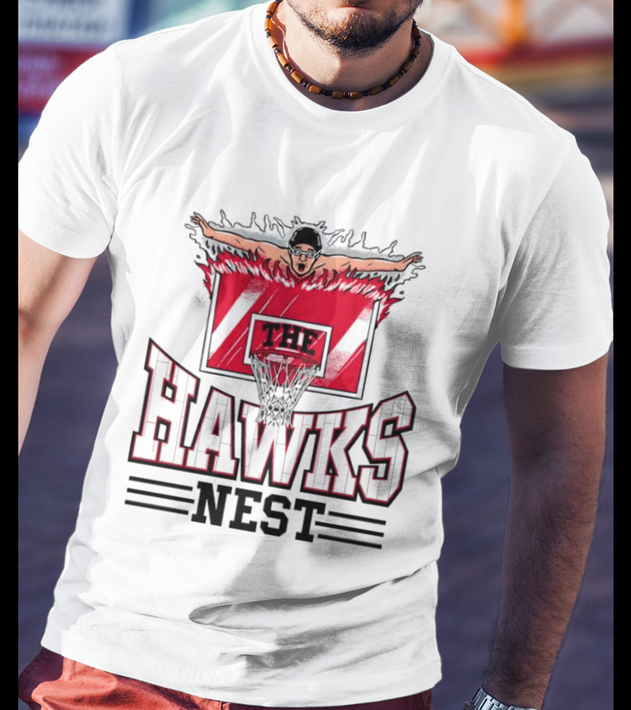 The Hawks Nest Basketball Swimming Combo T-Shirt