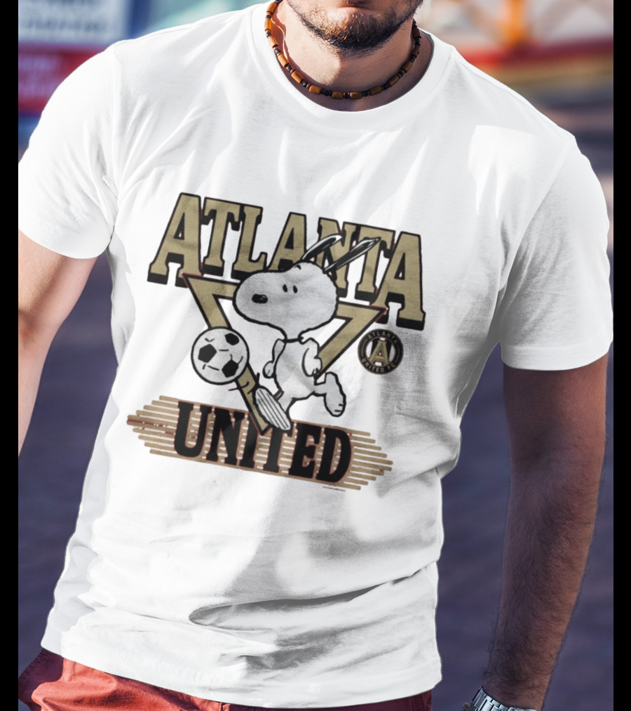 Atlanta United Snoopy Soccer Collaboration T-Shirt