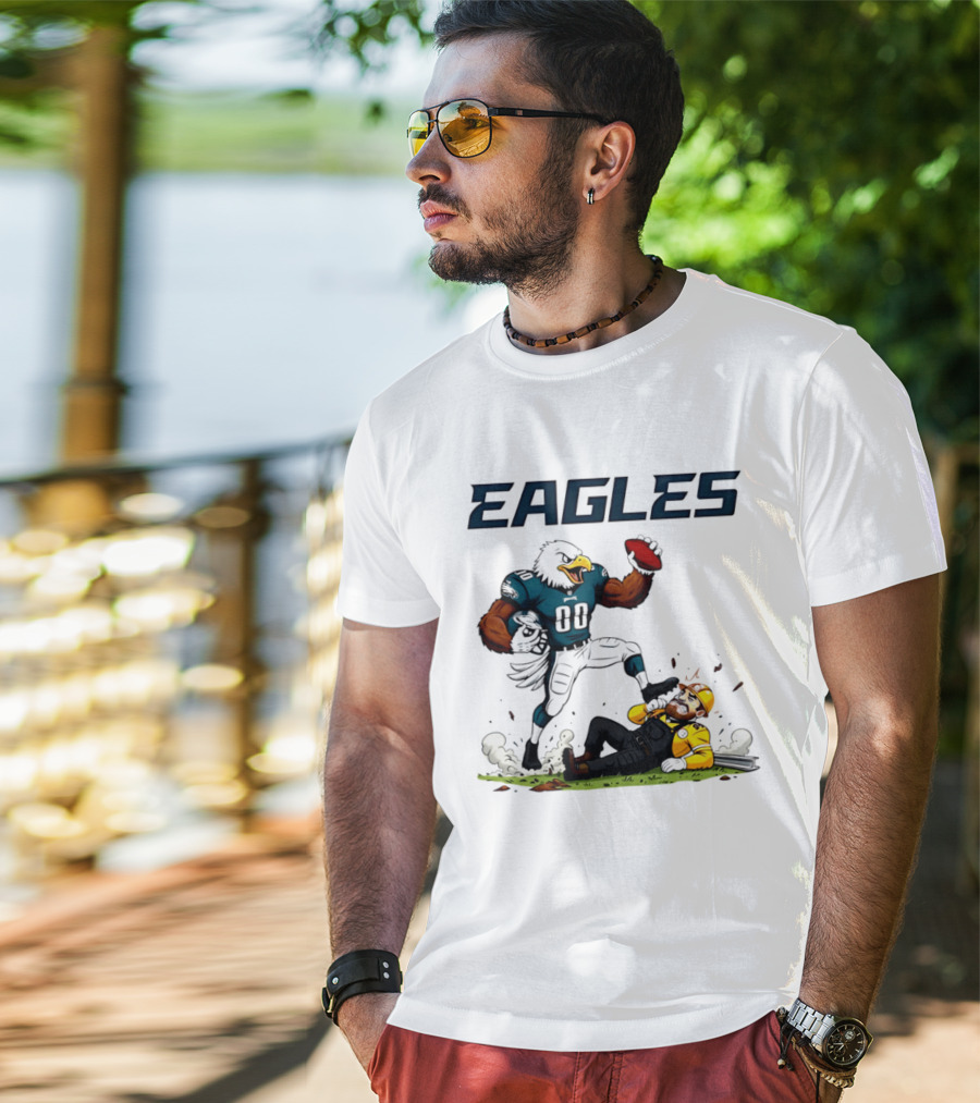 Philadelphia Eagles Vs Pittsburgh Steelers Rivalry Beat Steelers T-Shirt