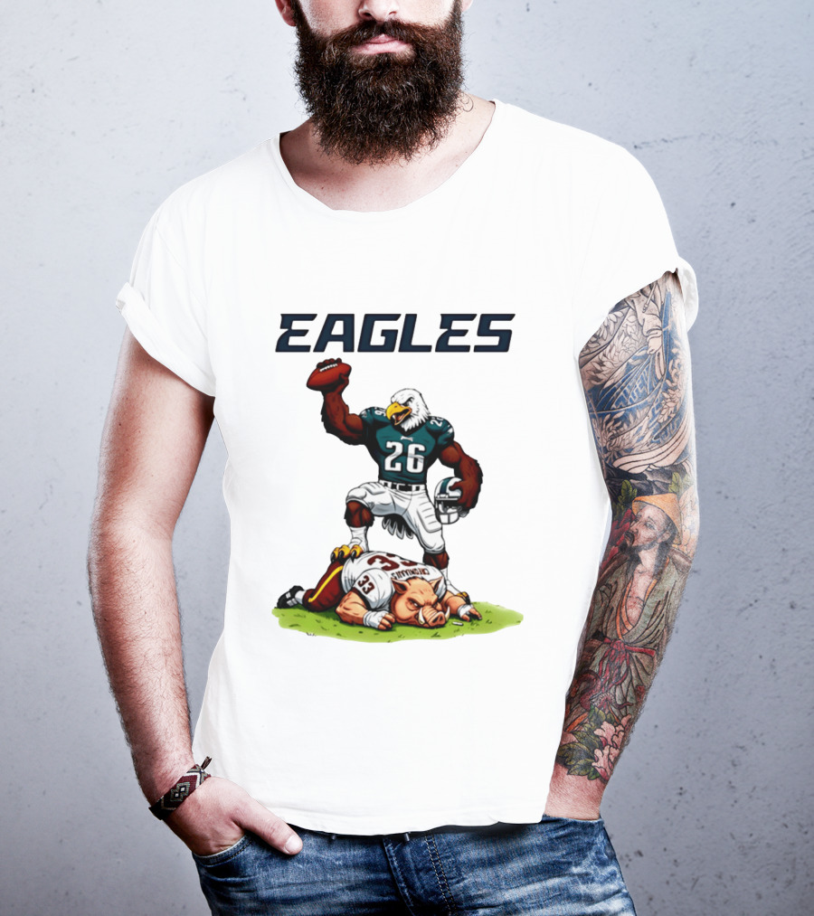 Eagles Vs Commanders Rivalries NFL Showdown Football Battle T-Shirt
