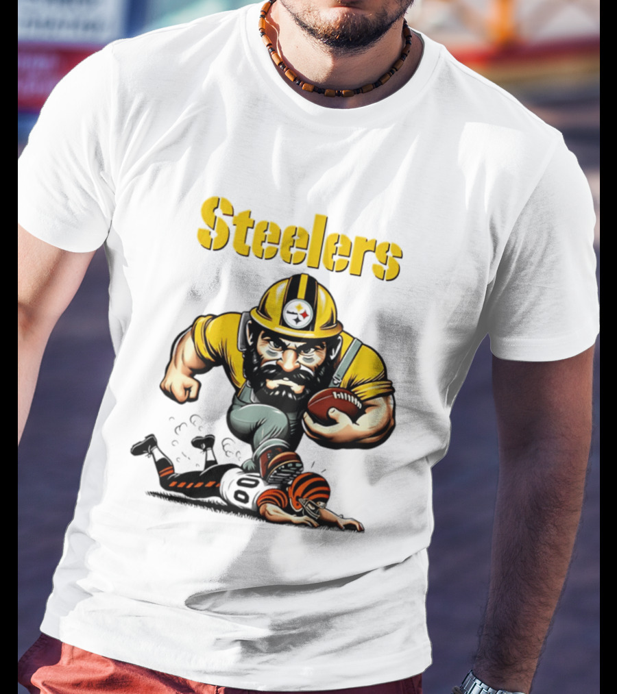 Steelers Dominate Bengals Rivalry Tough Football Showdown T-Shirt
