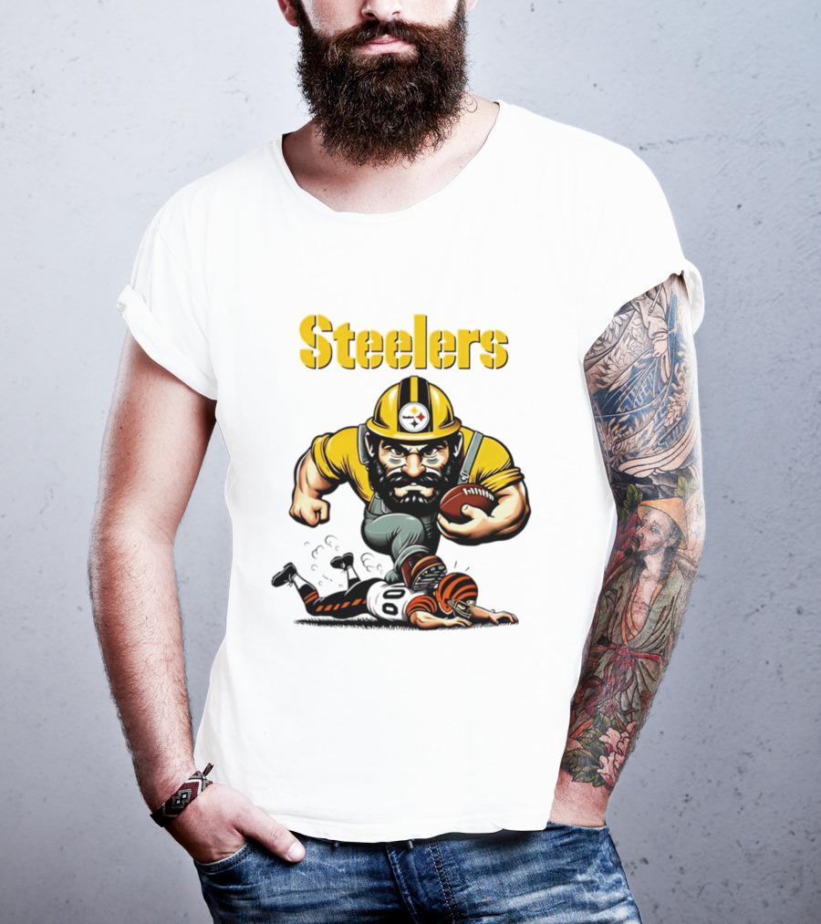 Steelers Dominate Bengals Rivalry Tough Football Showdown T-Shirt