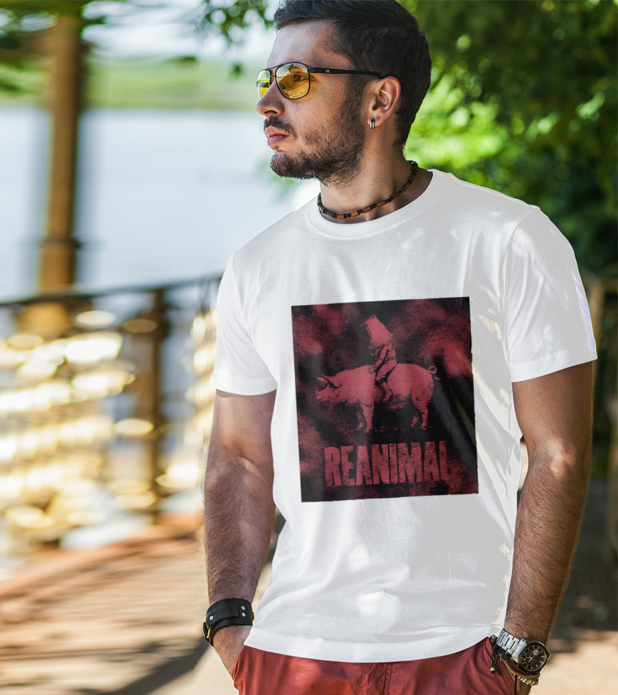 Reanimal Bucket Pig Rider Red T-Shirt
