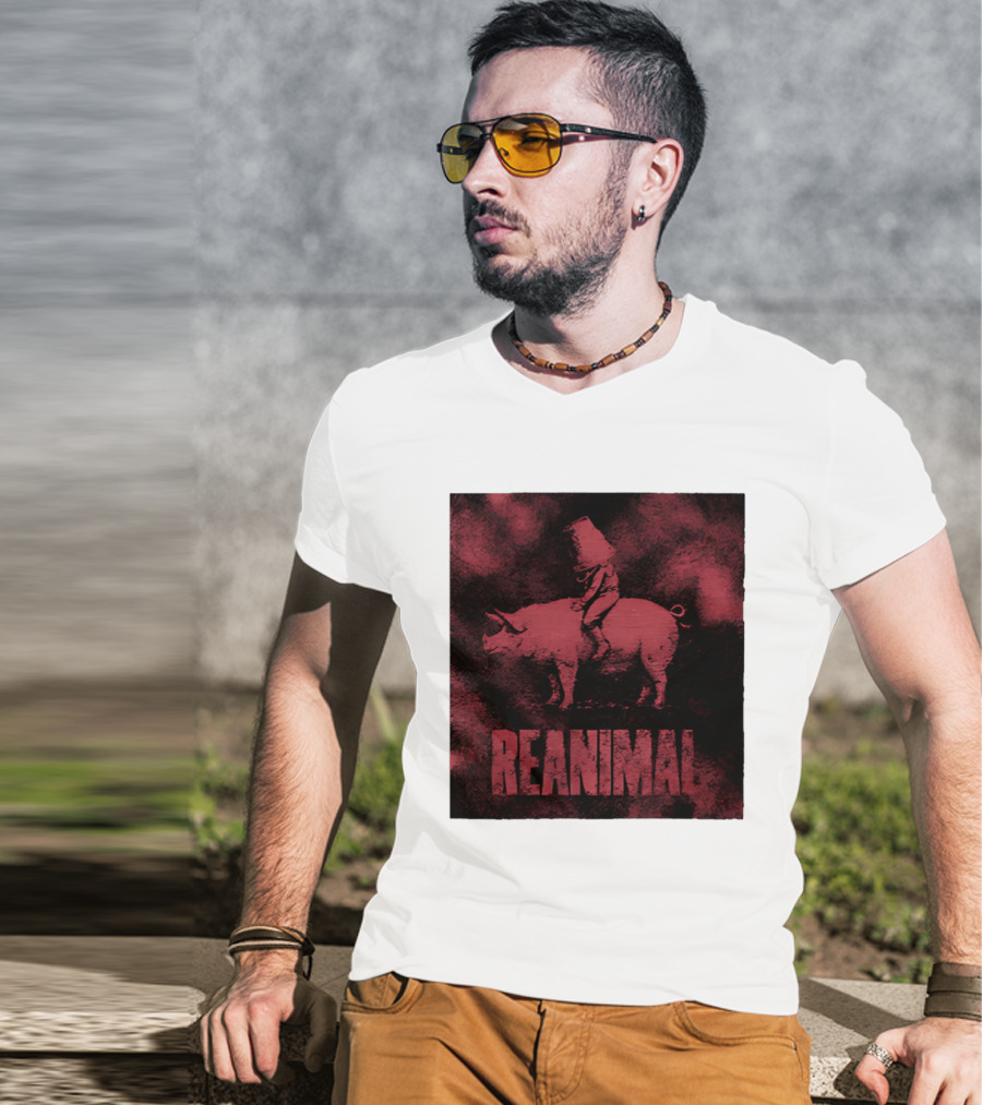 Reanimal Bucket Pig Rider Red T-Shirt