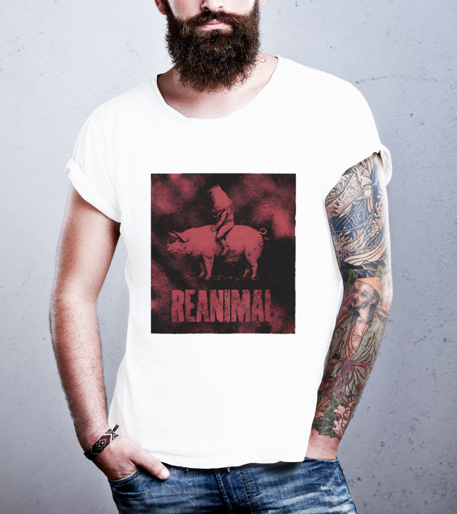 Reanimal Bucket Pig Rider Red T-Shirt