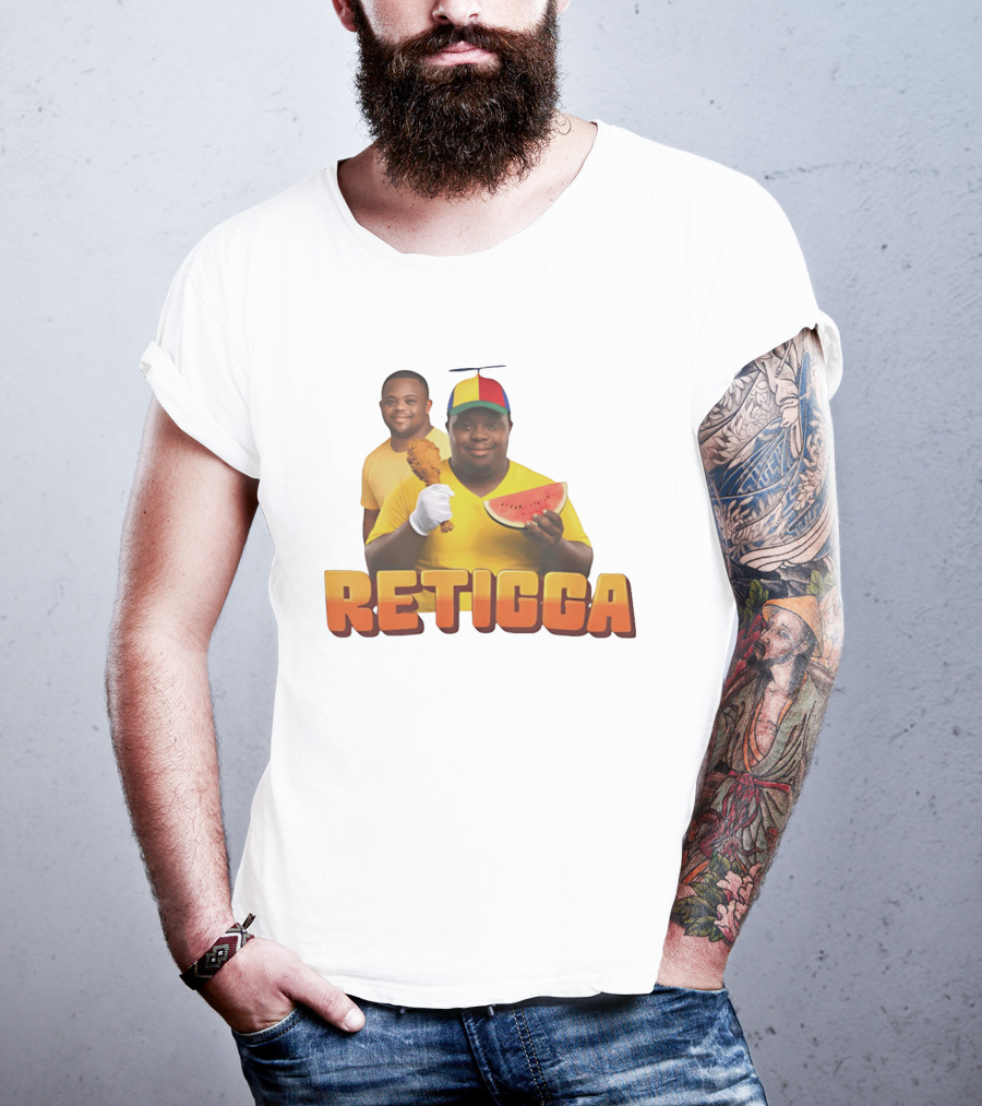 RETIGGA Fried Chicken Watermelon Meme Colorful Propeller Hat T-Shirt