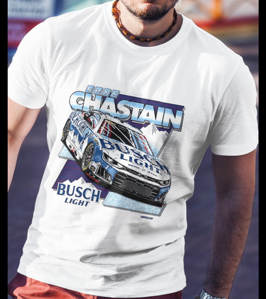 Ross Chastain Busch Light NASCAR Racing Car T-Shirt