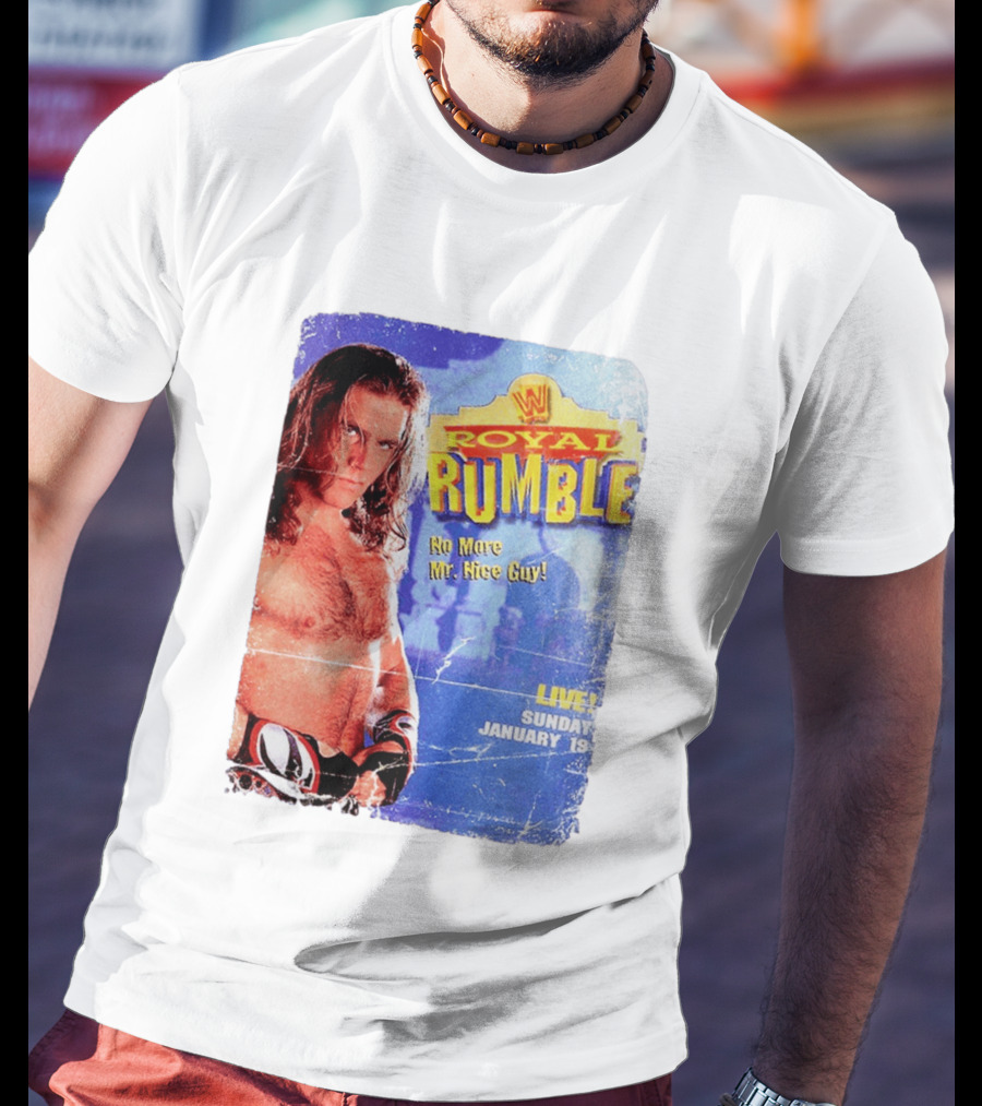 WWF Royal Rumble 1996 No More Mr. Nice Guy Live Sunday January 19 T-Shirt