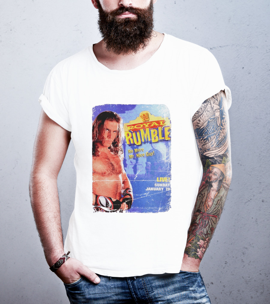 WWF Royal Rumble 1996 No More Mr. Nice Guy Live Sunday January 19 T-Shirt