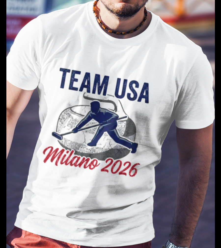 Team USA Curling Milano 2026 Olympics T-Shirt