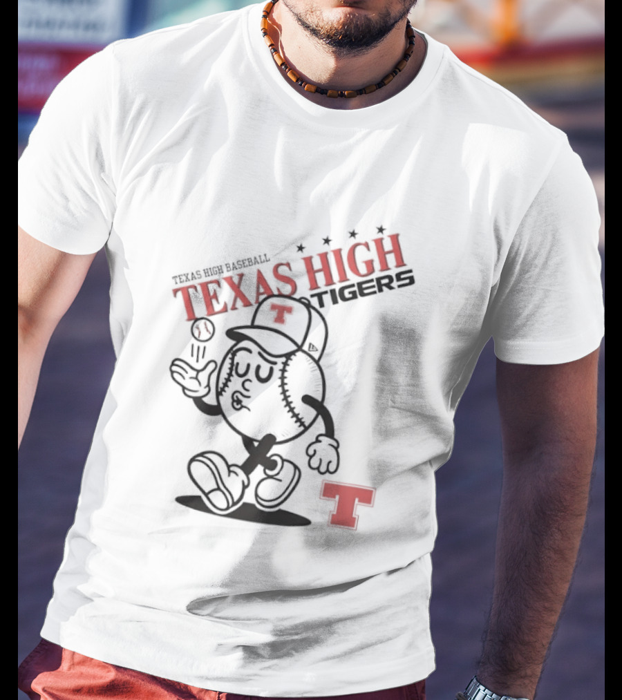 Texas High Tigers Baseball T-Shirt